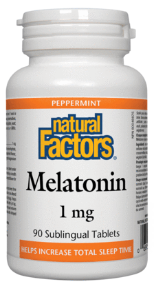 Mélatonine 1 mg de Natural Factors