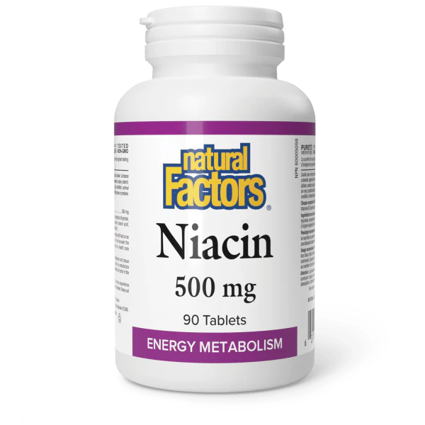 Natural Factors Vitamin B3 (Nicotinic Acid)