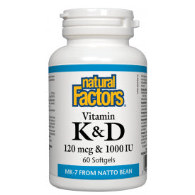 Natural Factors Vitamin K + D