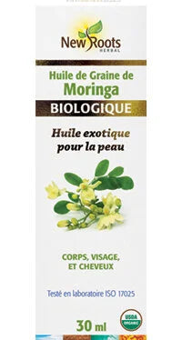 Huile de graines de moringa biologique New Roots