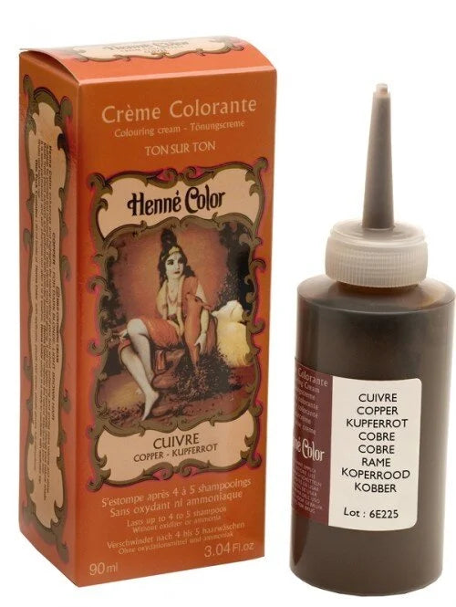 Henné Color Henna Hair Coloring Cream - Copper