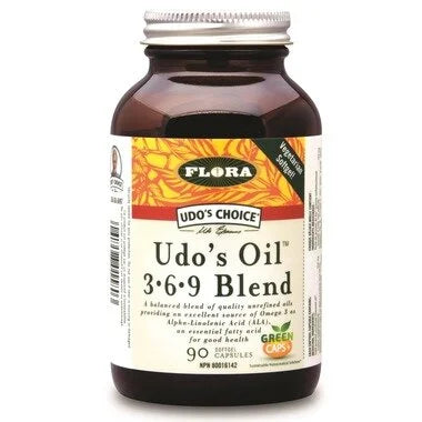 Flora Udo's Oil 3-6-9 Blend Softgels