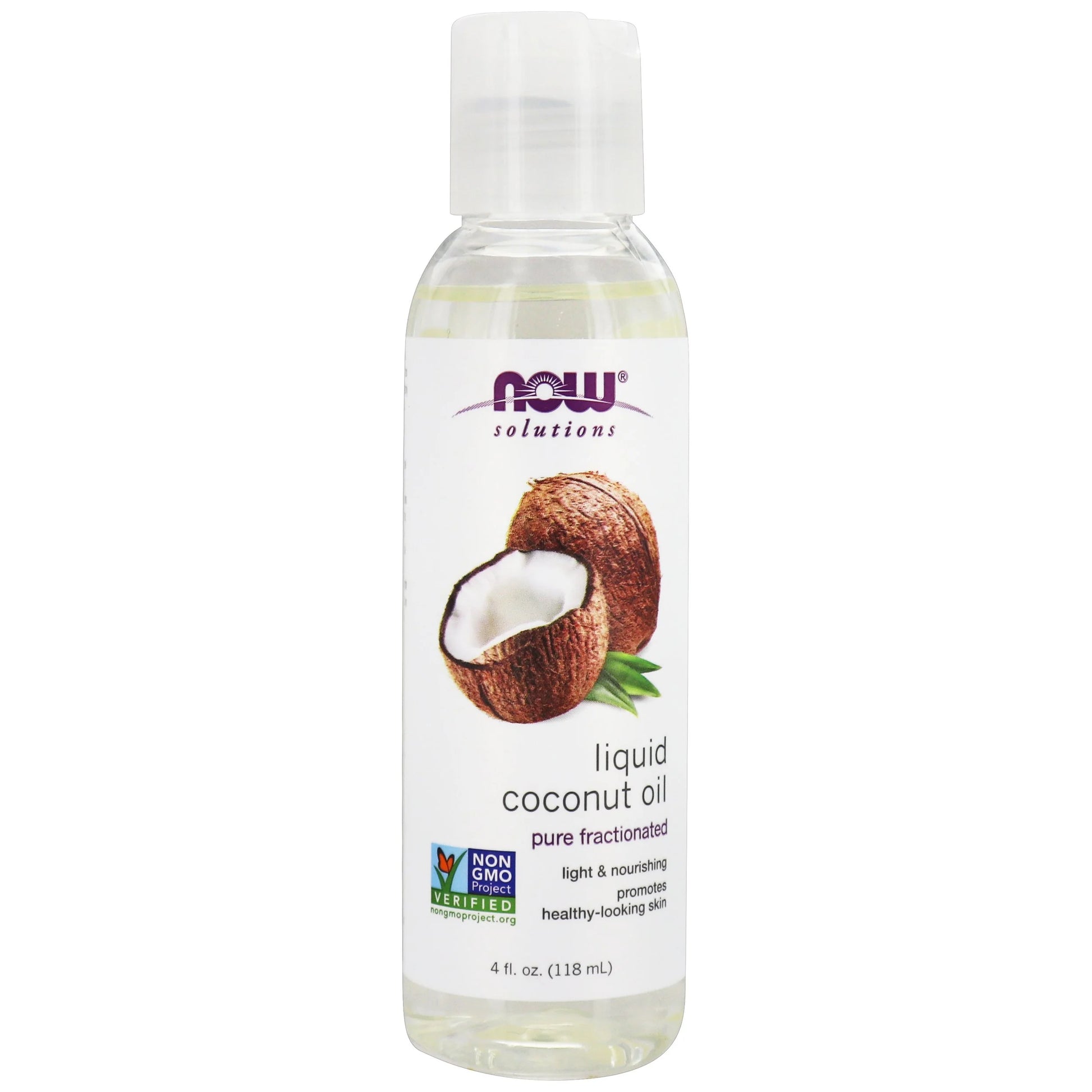 Huile de coco liquide fractionnée pure Now Foods