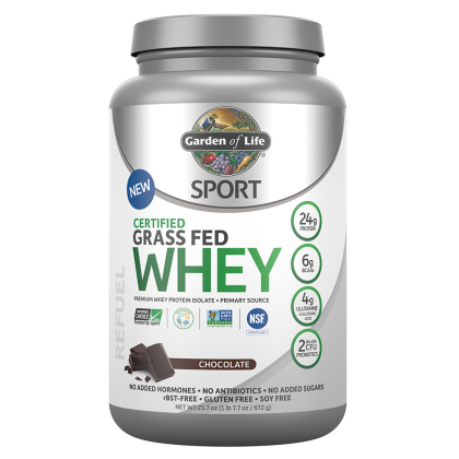 Garden of Life SPORT Certified Grass Fed Whey Protein