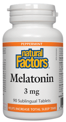Mélatonine 3 mg de Natural Factors