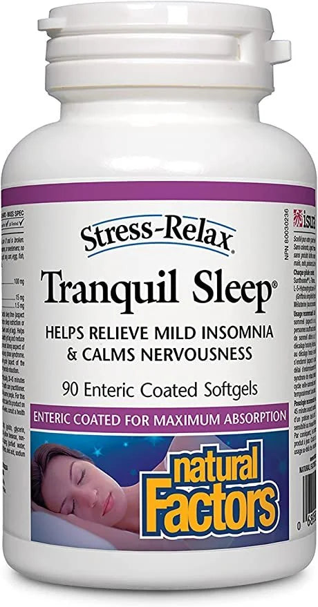 Natural Factors Tranquil Sleep, Stress-Relax