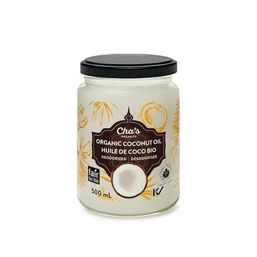 Cha's Organics Organic Deodorized Coconut Oil