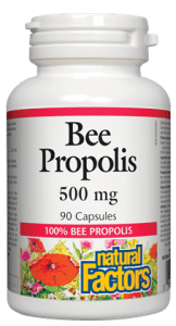 Natural Factors Bee Propolis 500 mg Capsules