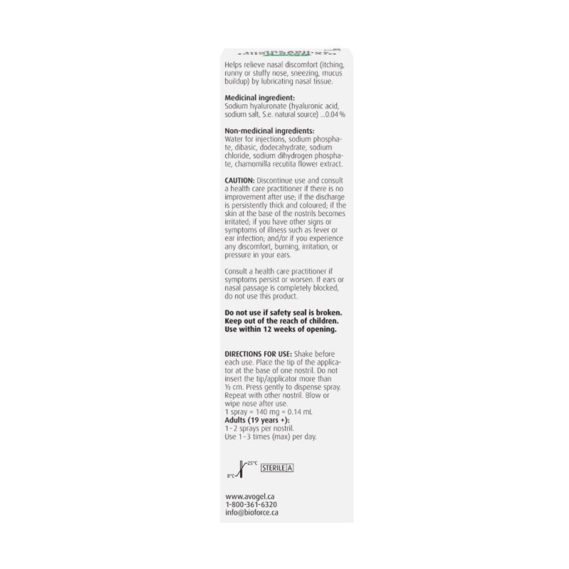 Vogel Dry Nose Relief Nasal Spray