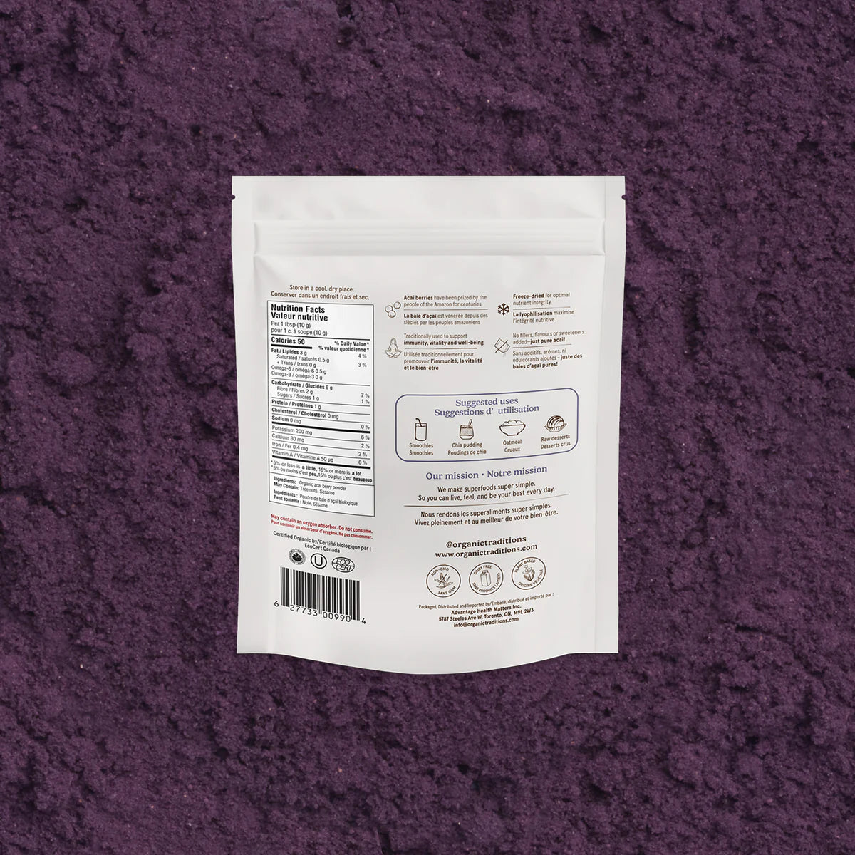 Organic Traditions Acai Powder