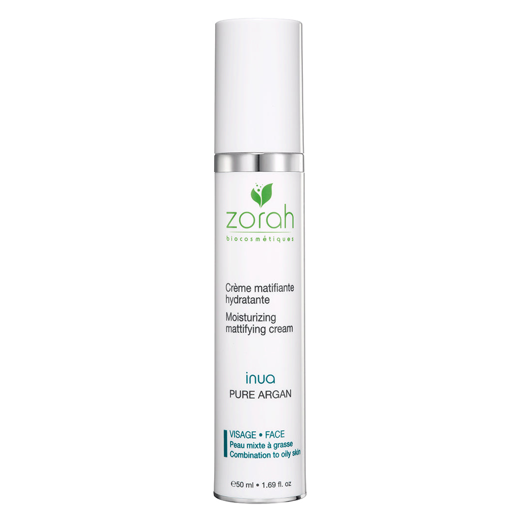 Crème visage matifiante Inua de Zorah BioCosmetics 