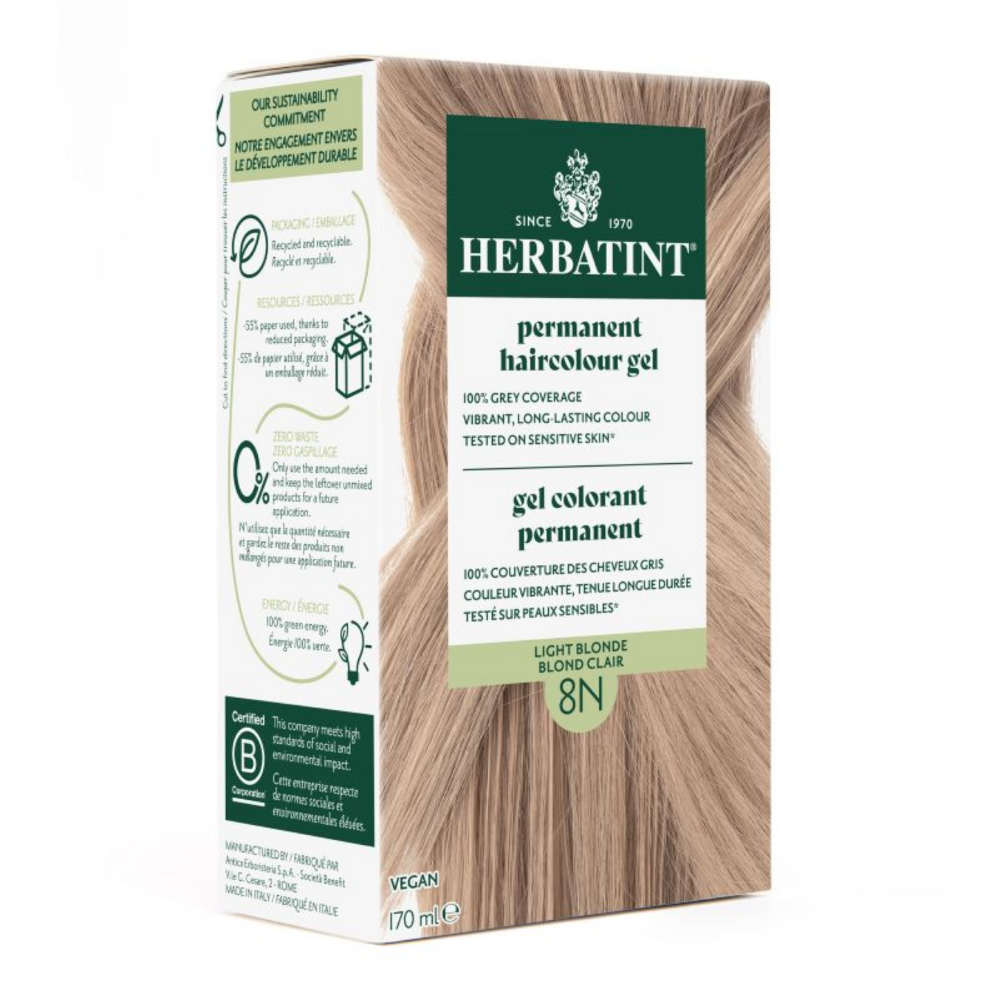 Herbatint 8N LIGHT BLONDE