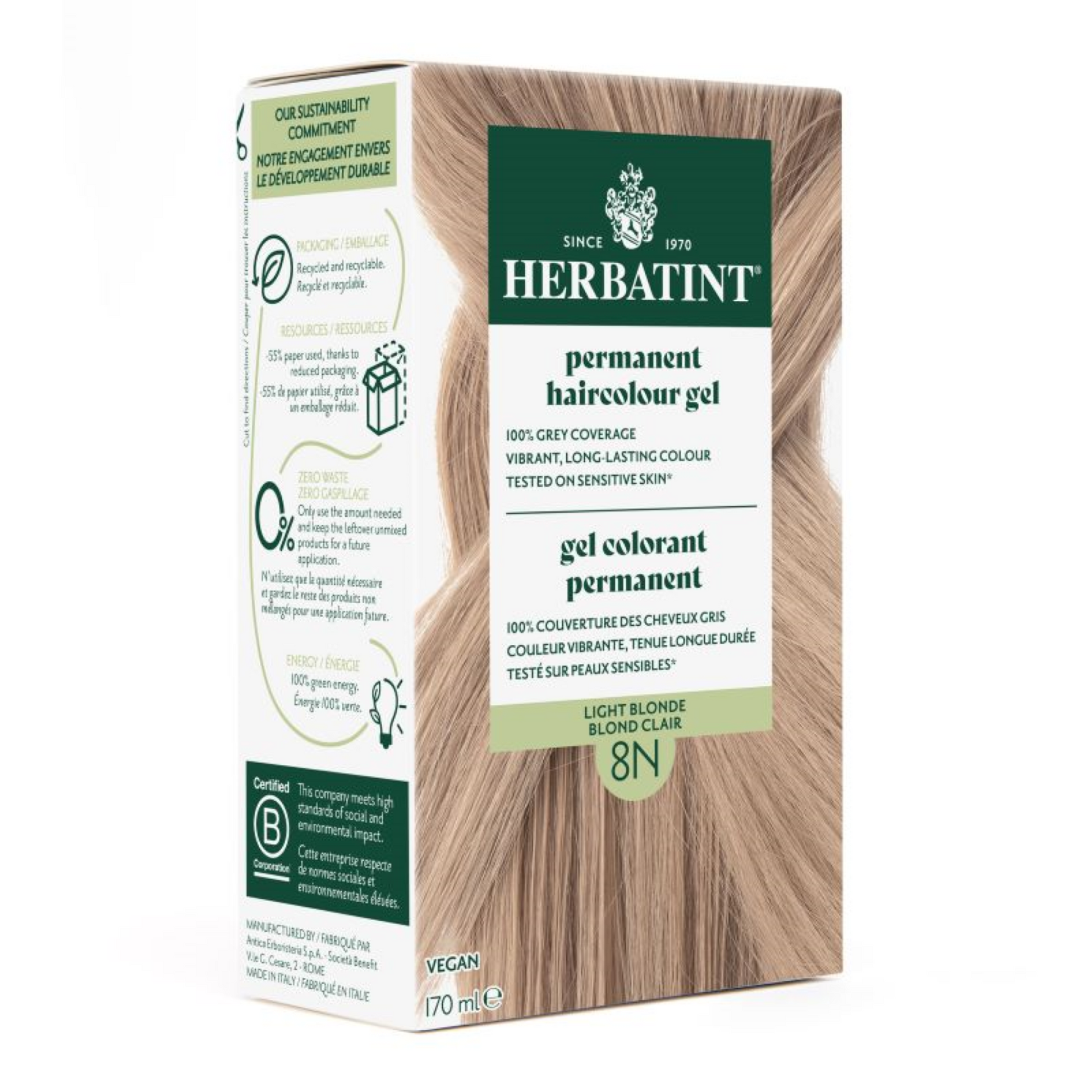 Herbatint 8N LIGHT BLONDE