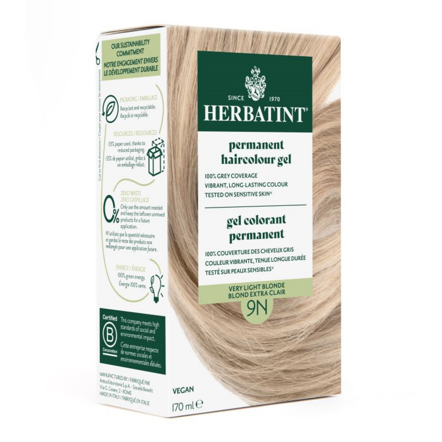 Herbatint 9N HONEY BLONDE