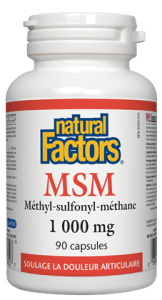 Natural Factors MSM 1000 mg