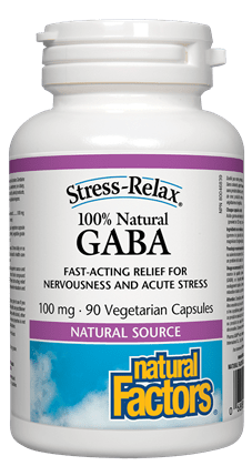 Natural Factors GABA 100 mg, Stress-Relax