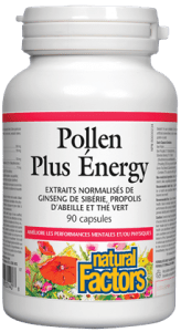Natural Factors Pollen Plus Energy