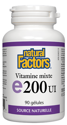 Natural Factors Mixed Vitamin E 400 IU and 200 IU