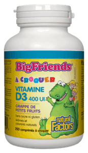 Natural Factors Vitamin D3 400 IU Chewable