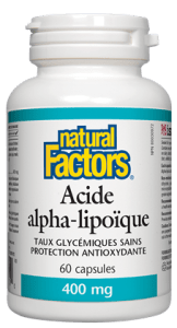 Natural Factors Alpha-Lipoic Acid 400 mg