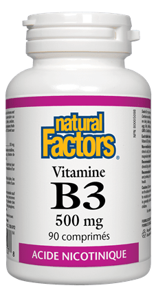 Natural Factors Vitamin B3 (Nicotinic Acid)
