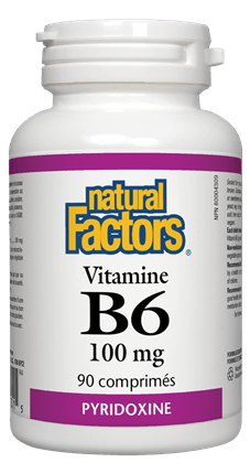 Natural Factors Vitamin B6 100 mg (Pyridoxine)