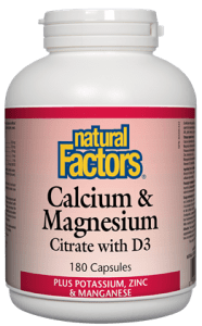 Natural Factors Calcium &amp; Magnesium Citrate with D3 (Capsules)
