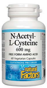 Natural Factors N-Acetyl-L-Cysteine 600 mg