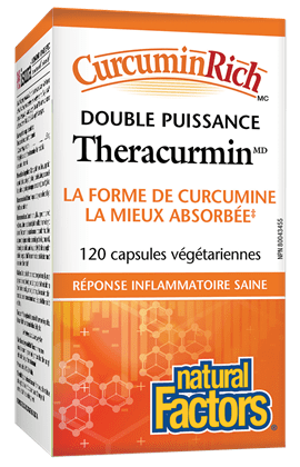 Natural Factors CurcuminRich Theracurmin Turmeric - Double Strength