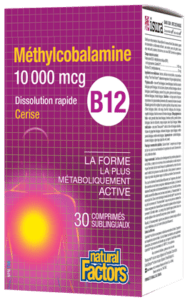 Natural Factors Vitamin B12 Methylcobalamin 10,000 mcg