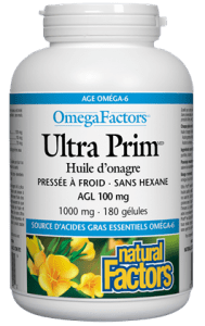 Natural Factors Ultra Prim Evening Primrose Oil 1000 mg