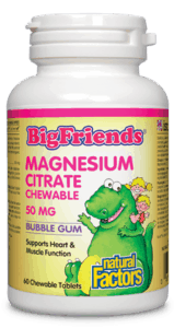 Natural Factors Magnesium Citrate 50 mg Chewable