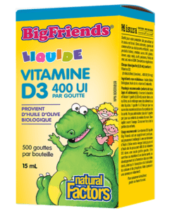 Natural Factors Vitamin D3 Liquid 400 IU