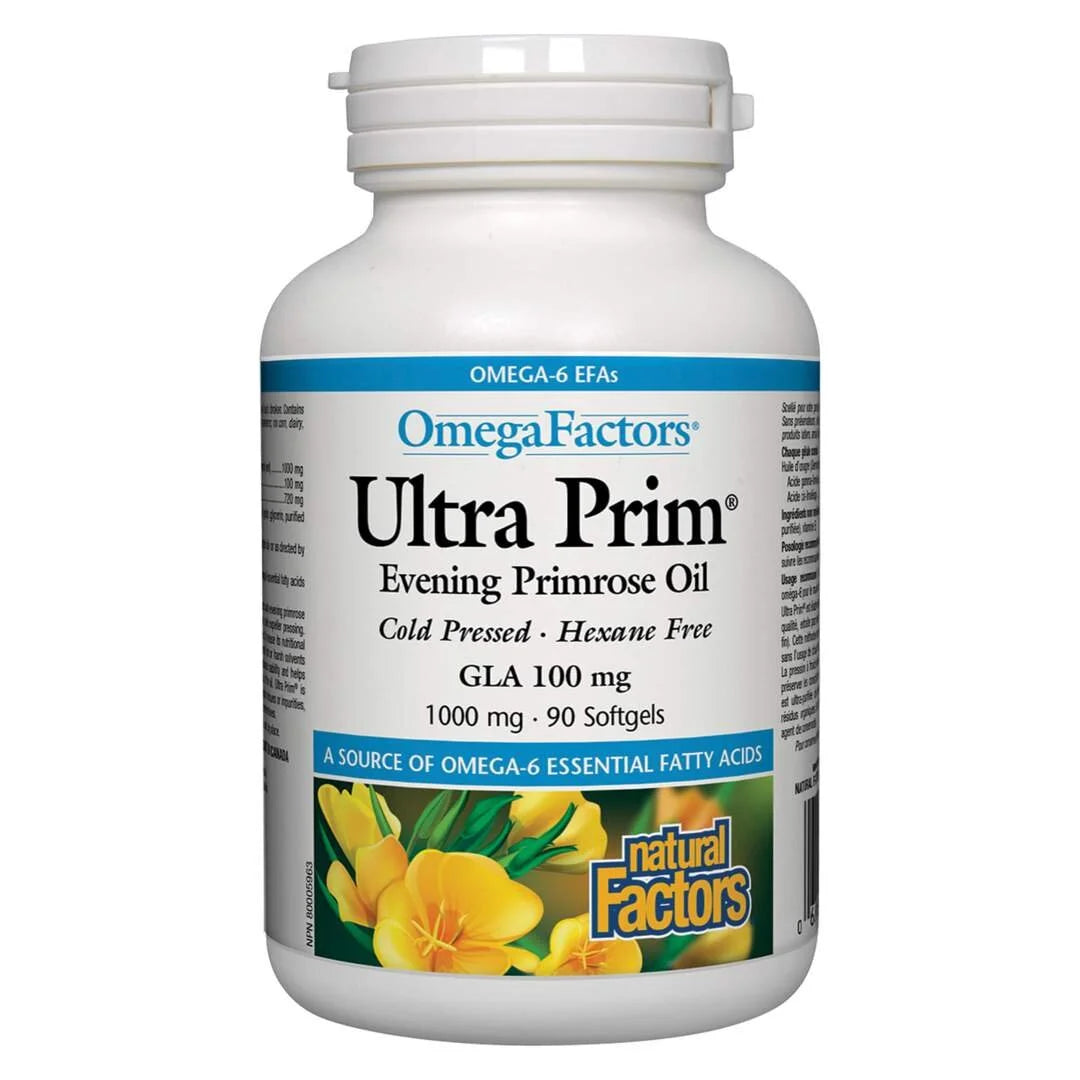 Natural Factors Ultra Prim Evening Primrose Oil 1000 mg