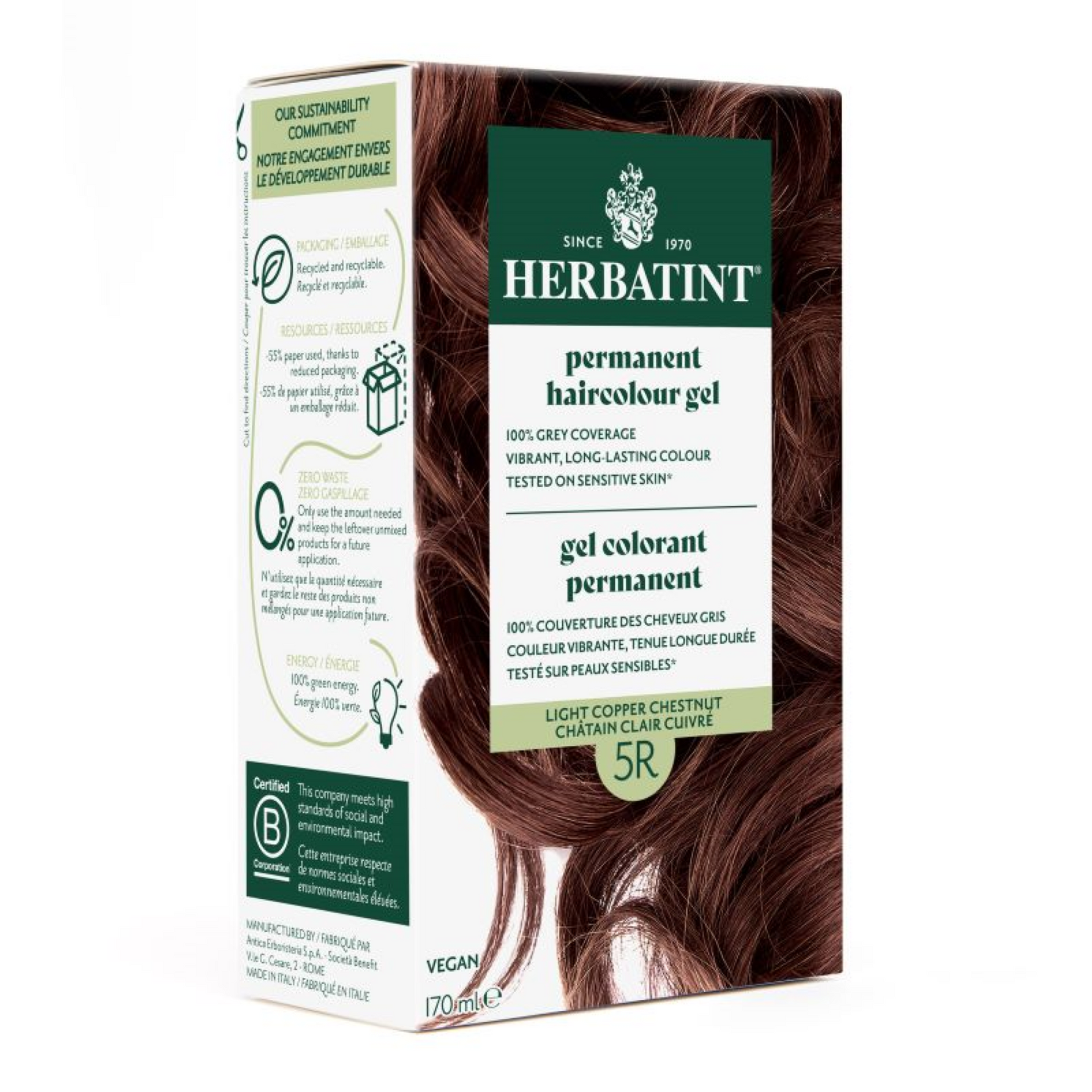 Herbatint 5R LIGHT COPPER CHESTNUT