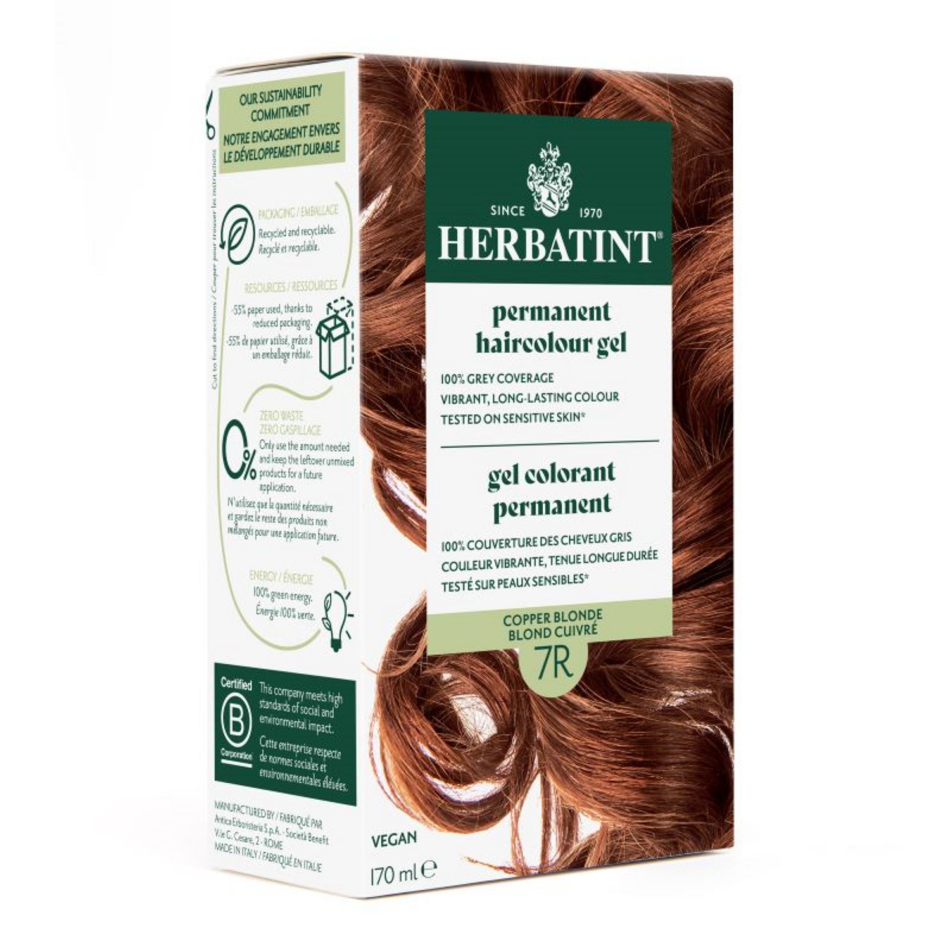 Herbatint 7R COPPER BLONDE