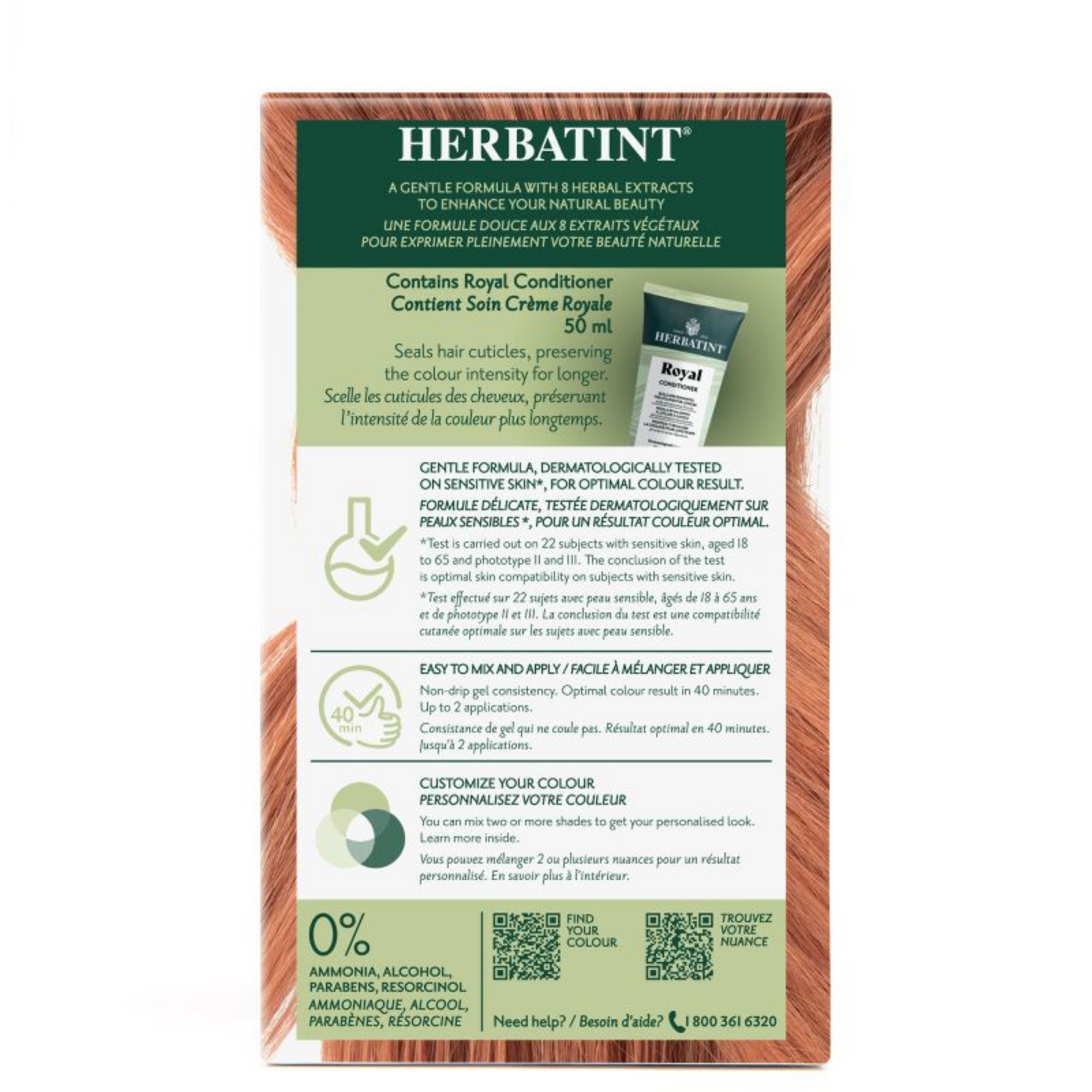 Herbatint 8R LIGHT COPPER BLONDE