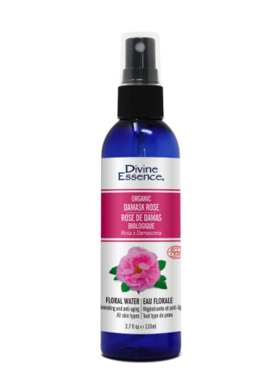 Divine Essence Organic Rose Damask Floral Water