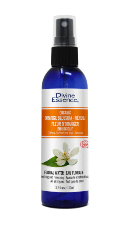 Eau florale de fleur d'oranger et de néroli biologique Divine Essence