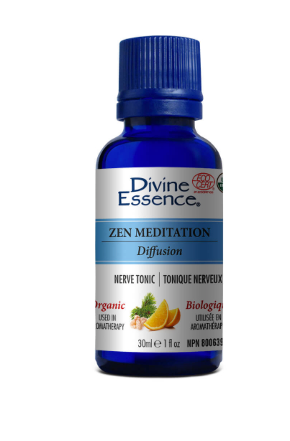 Divine Essence Organic Zen Meditation Diffusion Blend