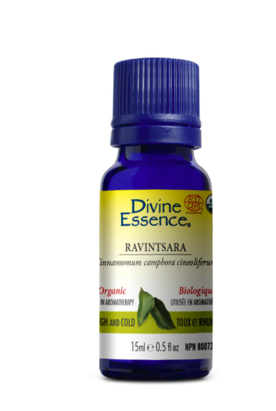 Divine Essence Organic Ravintsara Essential Oil