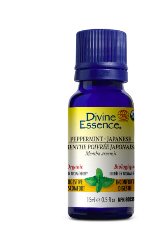 Divine Essence Organic Peppermint Essential Oil