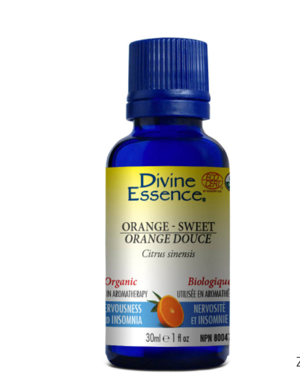 Divine Essence Organic Orange - Sweet Essential Oil