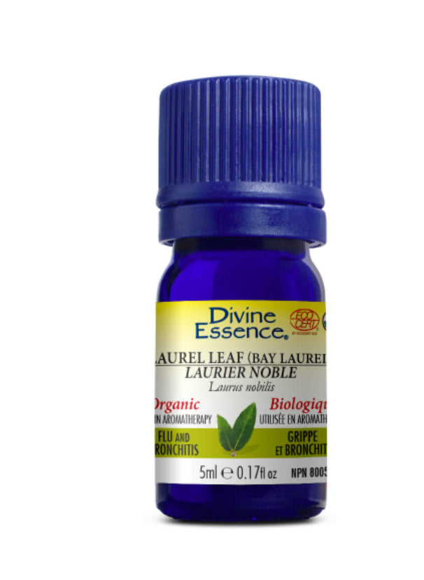 Divine Essence Organic Laurel Leaf (Bay Laurel) Essential Oil