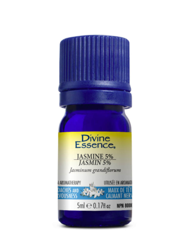 Divine Essence Jasmine 5% Absolute Essential Oil