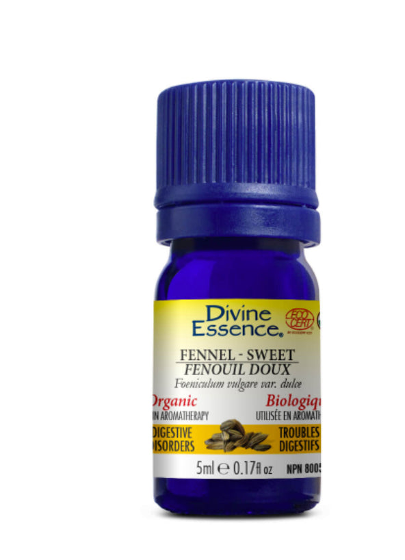 Divine Essence Organic Fennel - Sweet Essential Oil