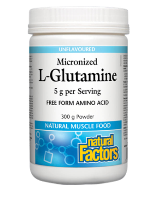 Natural Factors Micronized L-Glutamine Powder
