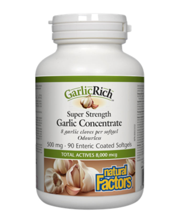 Natural Factors GarlicRich - Super Strength Garlic Concentrate 500 mg