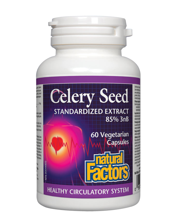 Natural Factors Celery Seed Standardized Extract 85% 3nB