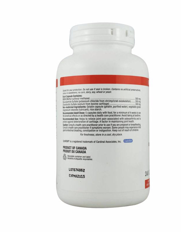 Natural Factors MSM Joint Formula
